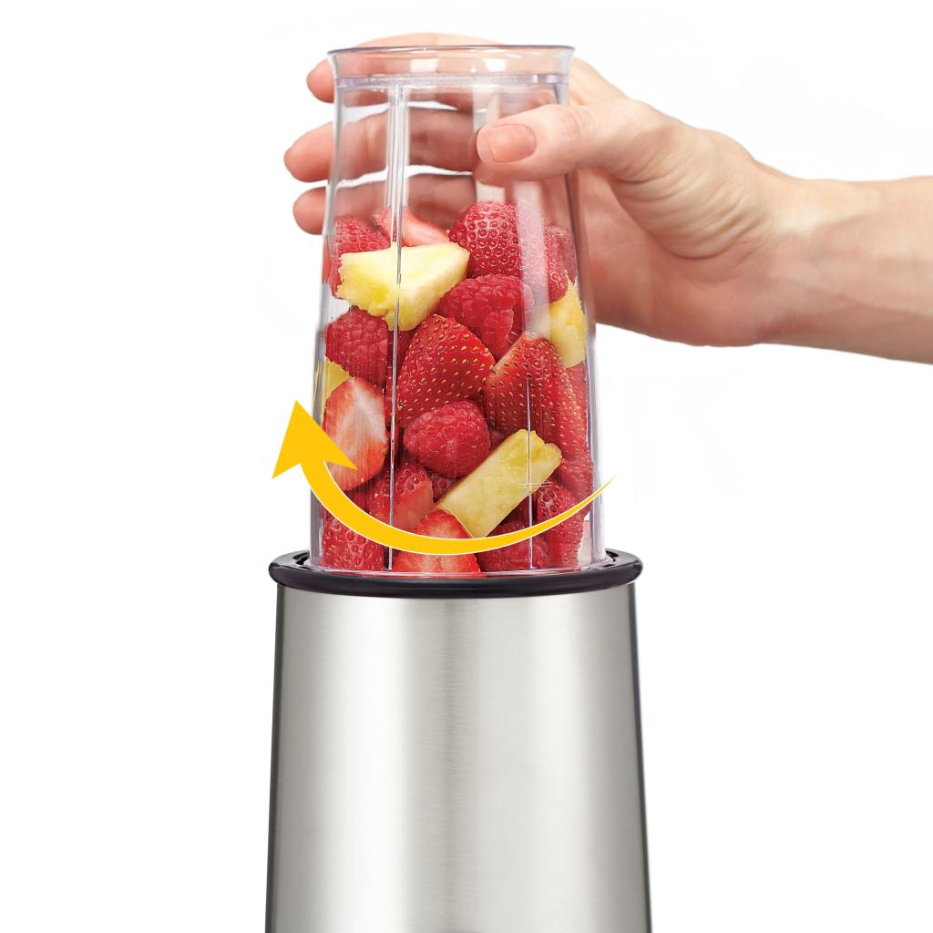 BELLA Personal Size Rocket Blender, 12 piece set, color